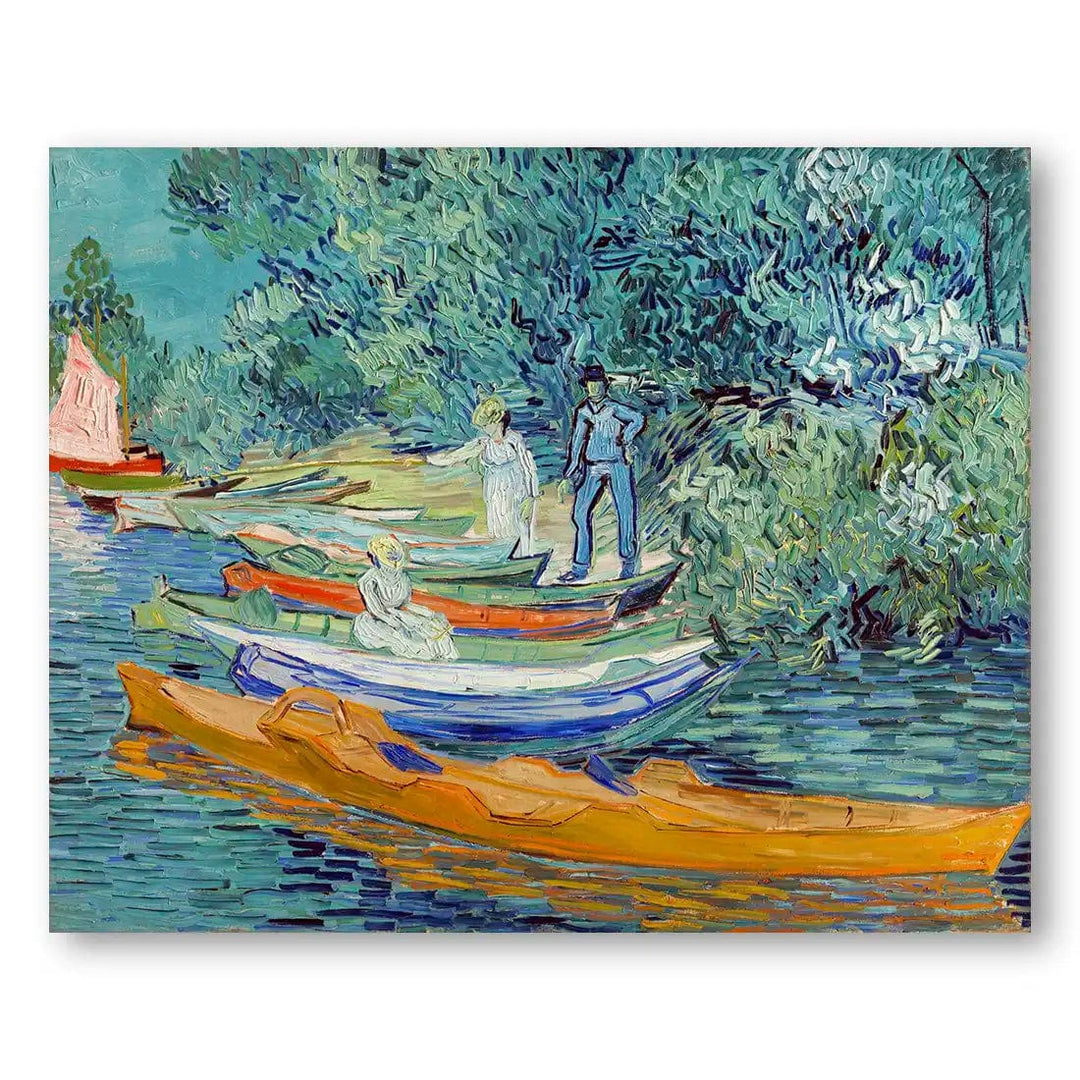 Bank of the Oise at Auvers Van Gogh Art Print