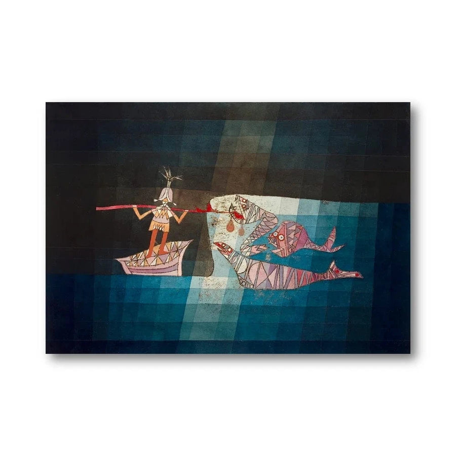 Klee Seafarers Abstract Battle Art Print
