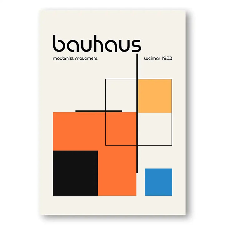 Bauhaus Mid-Century Modern Art Print 1