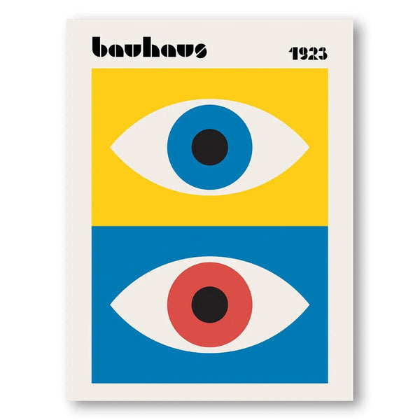 Bauhaus Dual Eyes Art Print