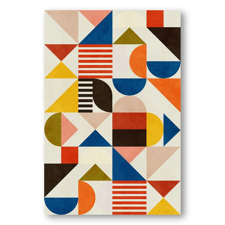 Bauhaus Geometric Play Art Print