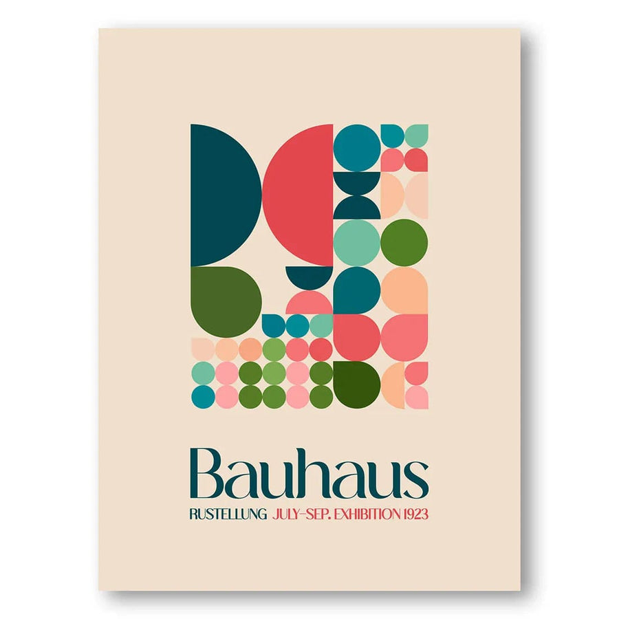 Bauhaus Geometric Exhibition Art Print (1)