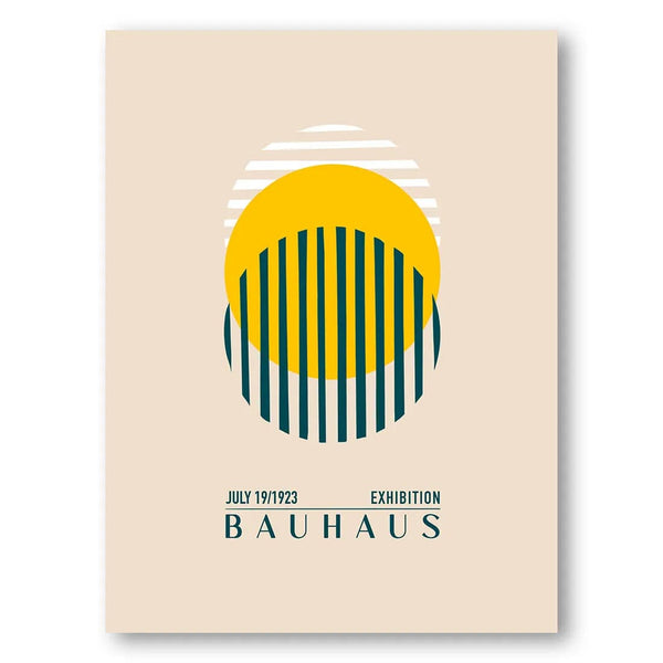 Bauhaus Sun Exhibition Art Print