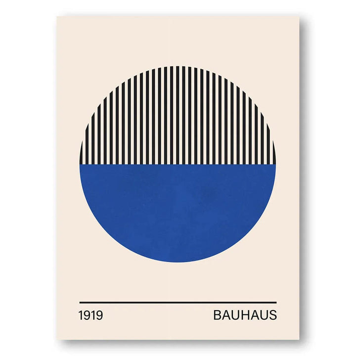 Bauhaus Geometric Division Art Print