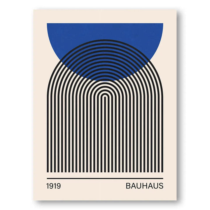 Bauhaus Arch Geometry Art Print