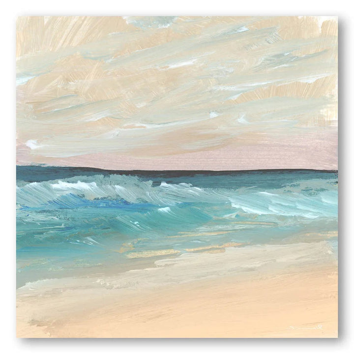 Serene Bay Waves Art Print