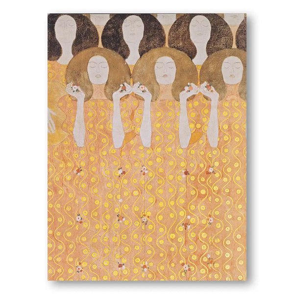 Beethoven Frieze by Gustav Klimt Abstract Art Print