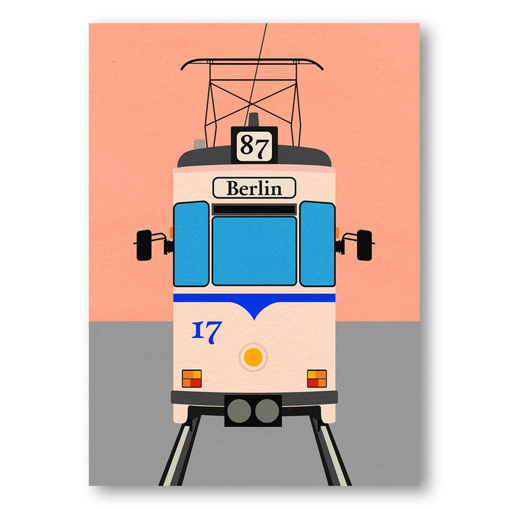 Berlin Tram -  Art Print