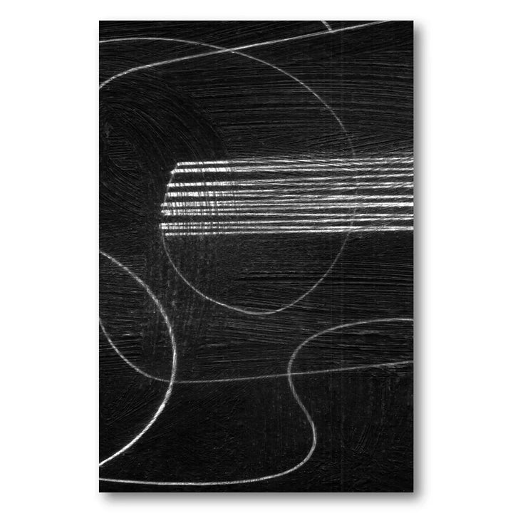 Black 2 Art Print