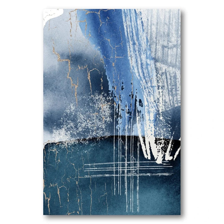 Abstract Blue Lagoon 3 Art Print