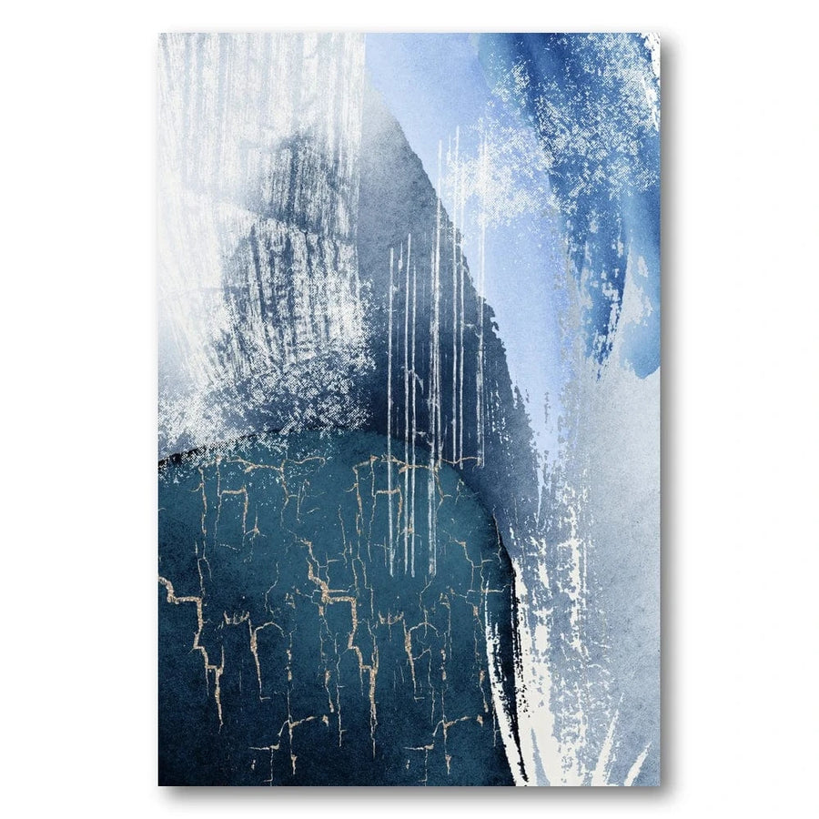 Abstract Blue Lagoon 2 Art Print