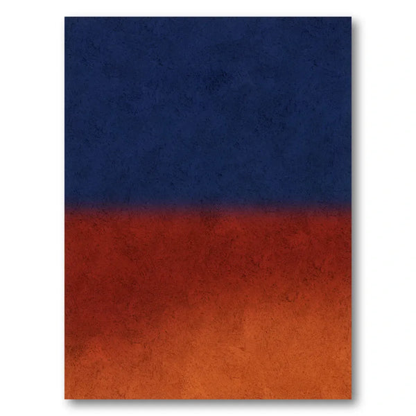 Blue & Red Art Print