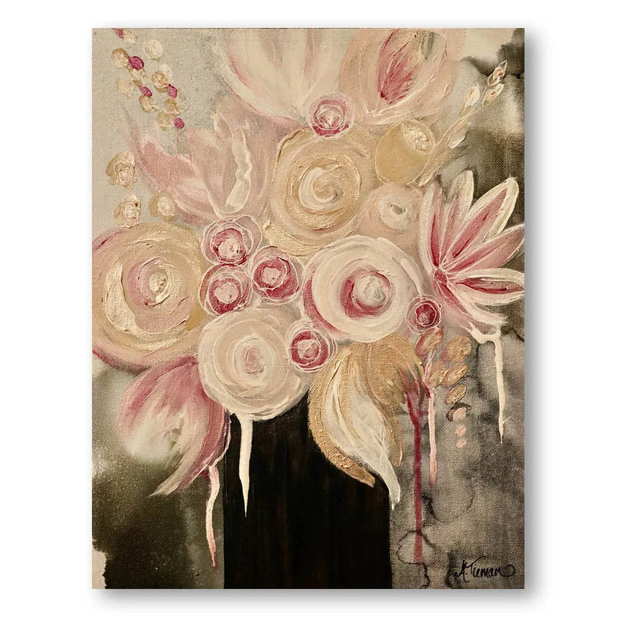 Blush Bouquet Blooms Art Print