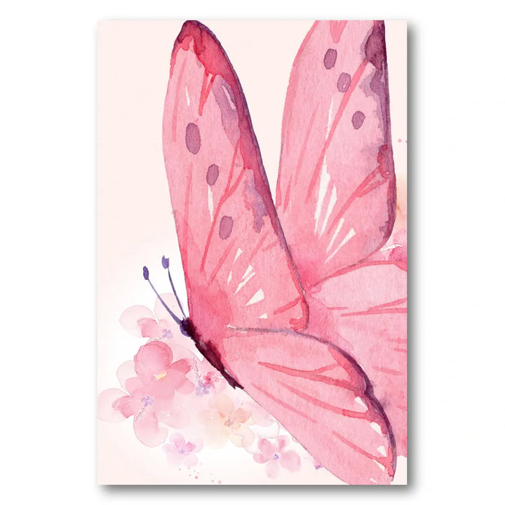 Blush Butterfly Blossoms Art Print