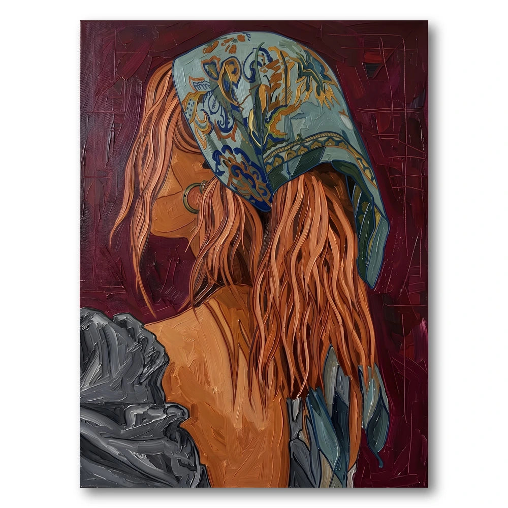 Bohemian Woman Portrait Art Print