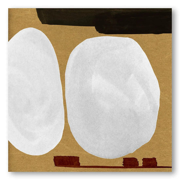 Bold Ovals On Craft Art Print