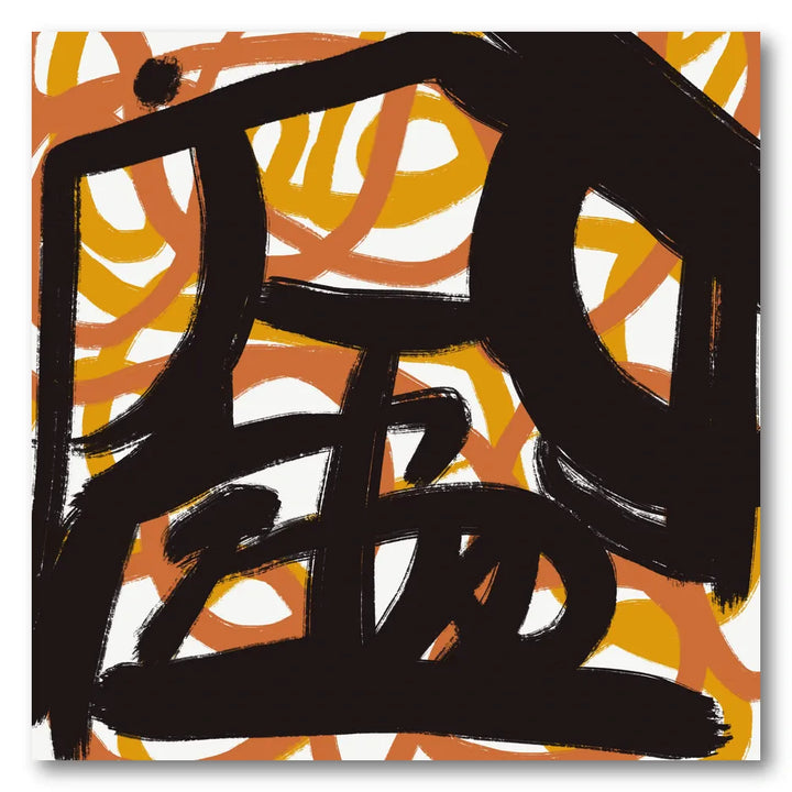 Bold Abstract Strokes Art Print