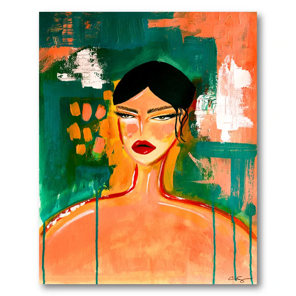 Bold Abstract Woman Art Print