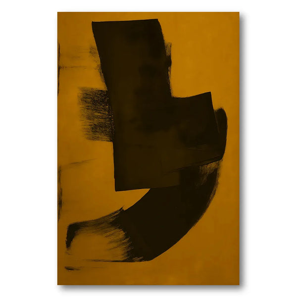 Bold Black Strokes Art Print