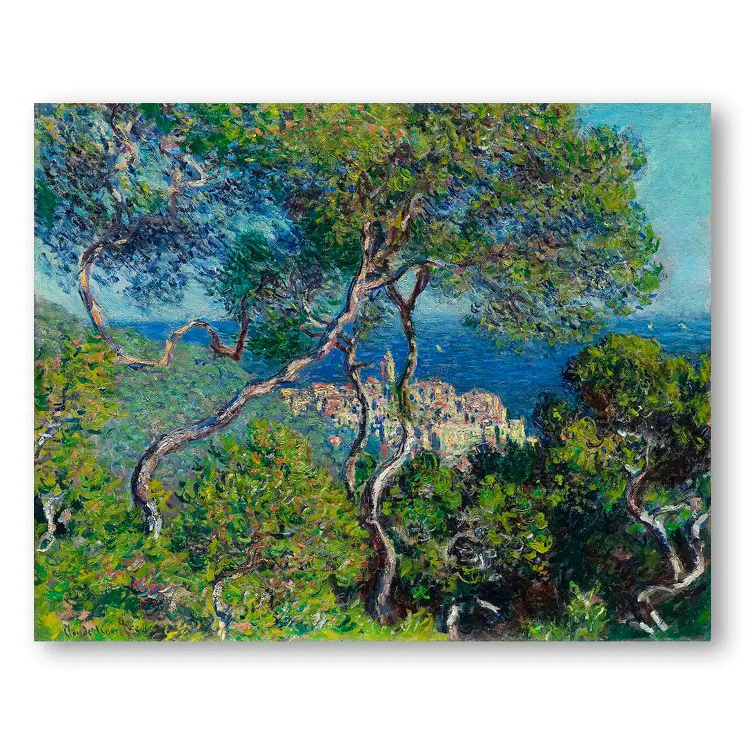 Bordighera Riviera Landscape Art Print