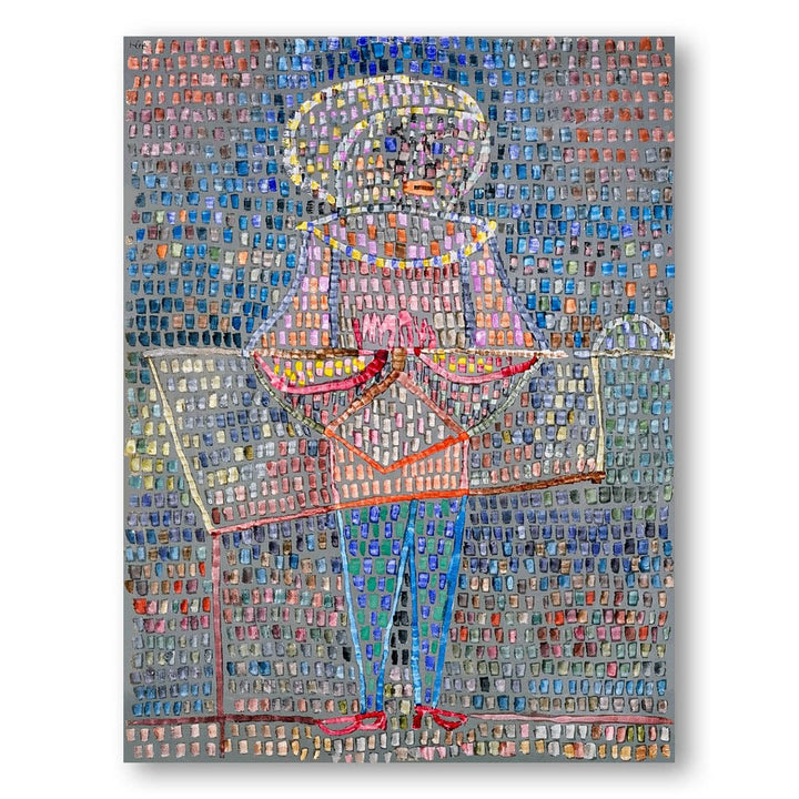 Boy in Fancy Dress by Paul Klee Art Print