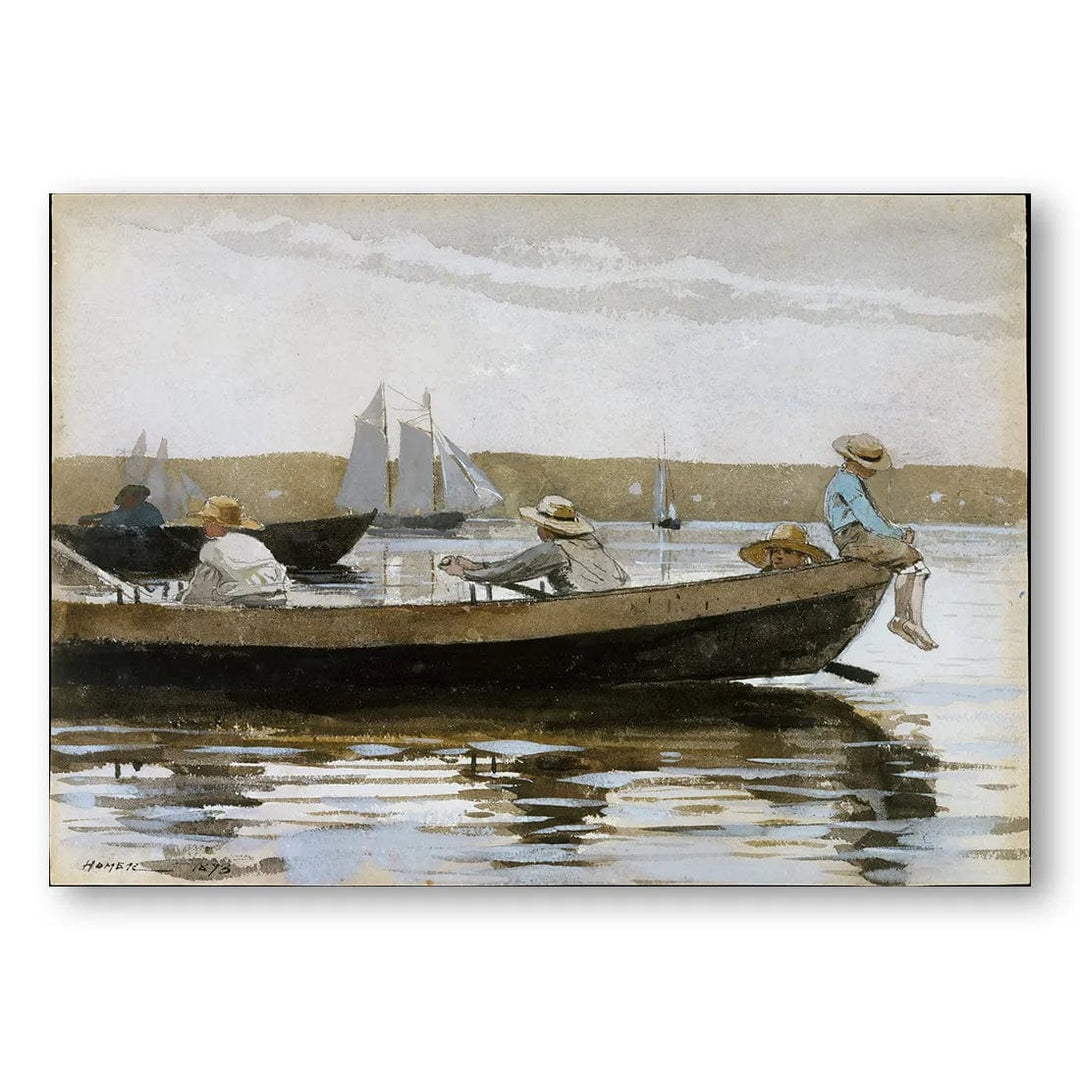 Boys in a Dory by Winslow Homer Coastal Art Print