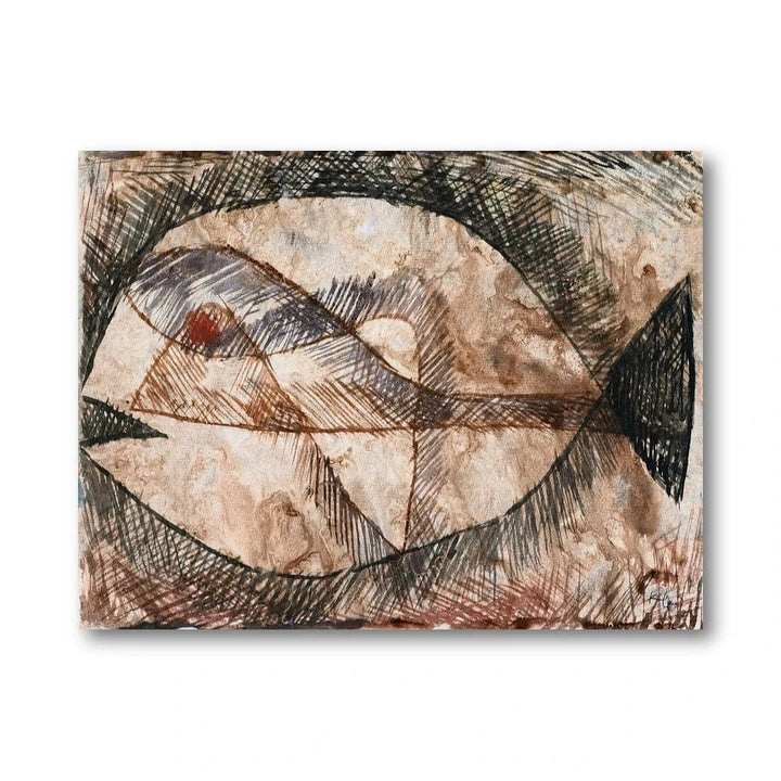 Abstract Fish by Paul Klee Art Print