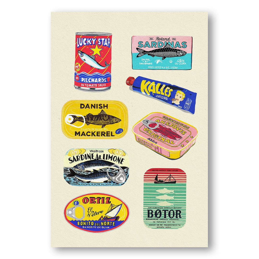 Canned Fish Art Print