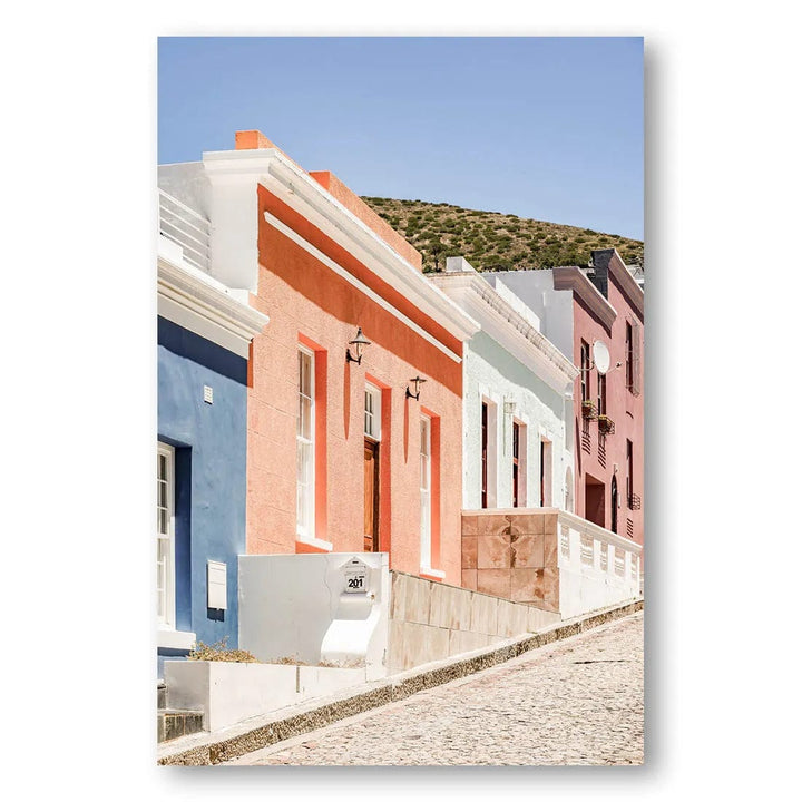 Colorful Street Row Photo Print