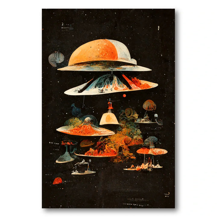 Celestial Layers Art Print