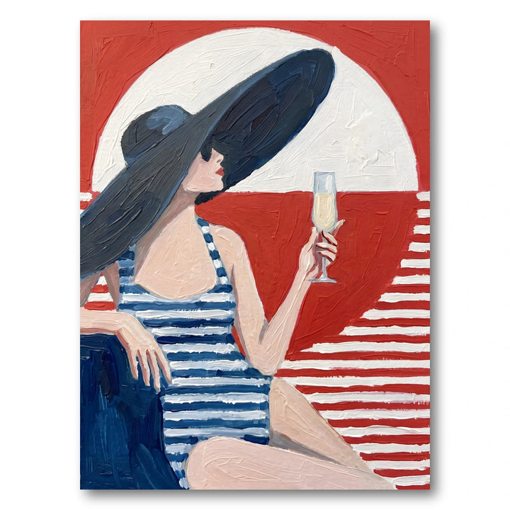 Chic Summer Celebration Art Print