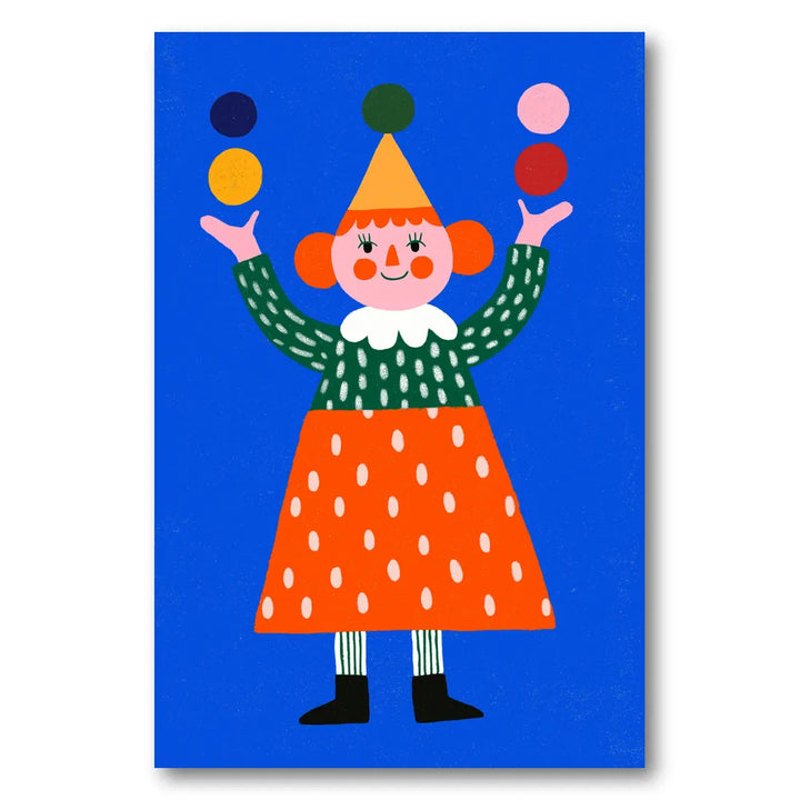 Circus girl Art Print