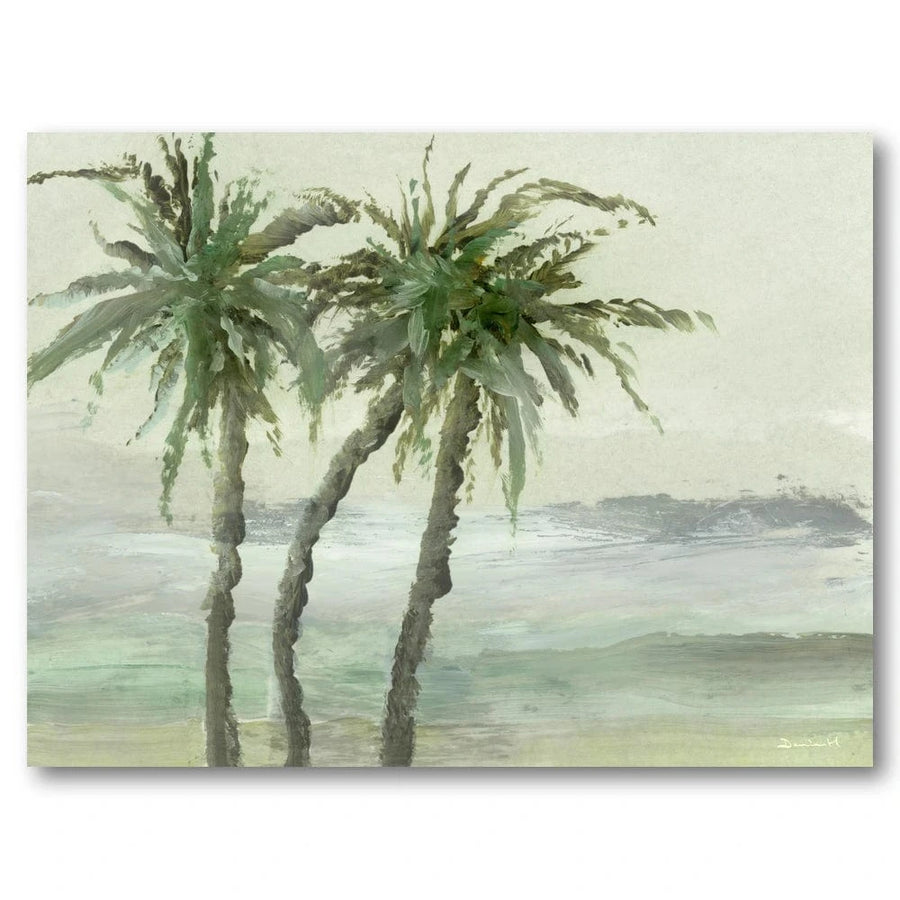 Palm Trees Seascape Art Print