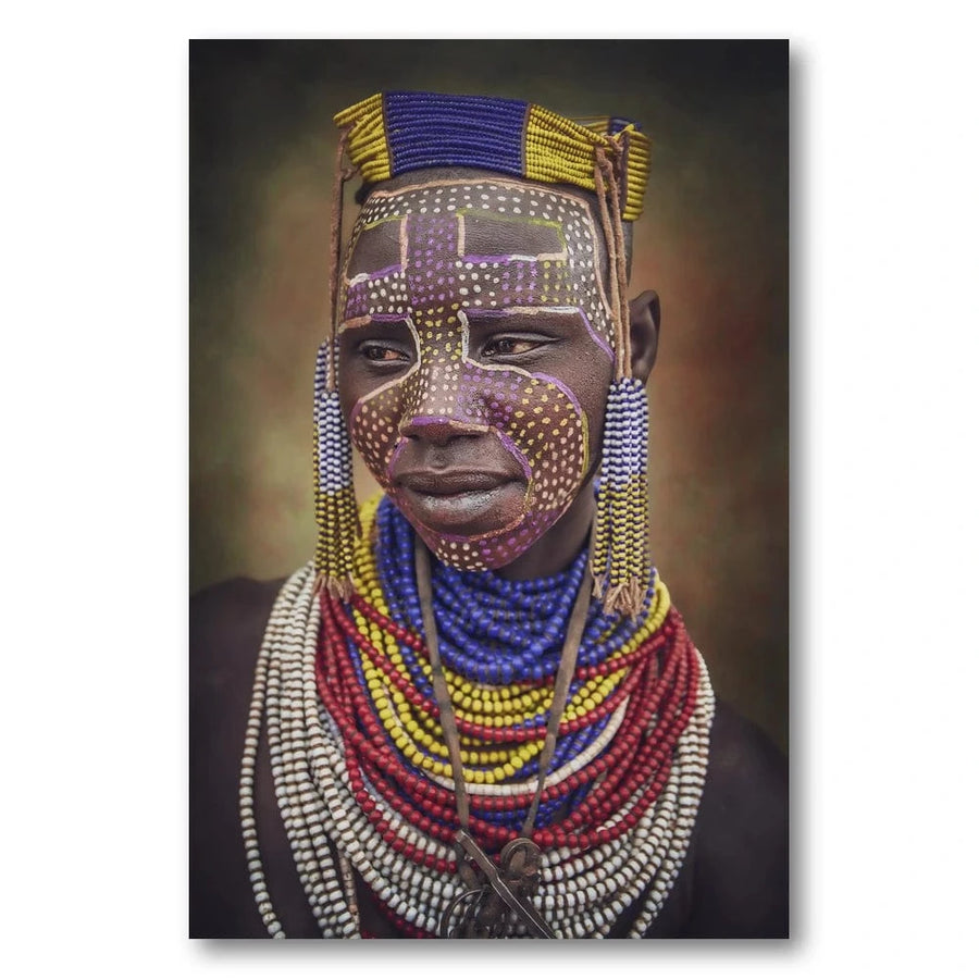 Tribal Portrait Art Print