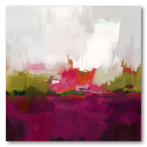 Abstract Vivid Landscape Art Print