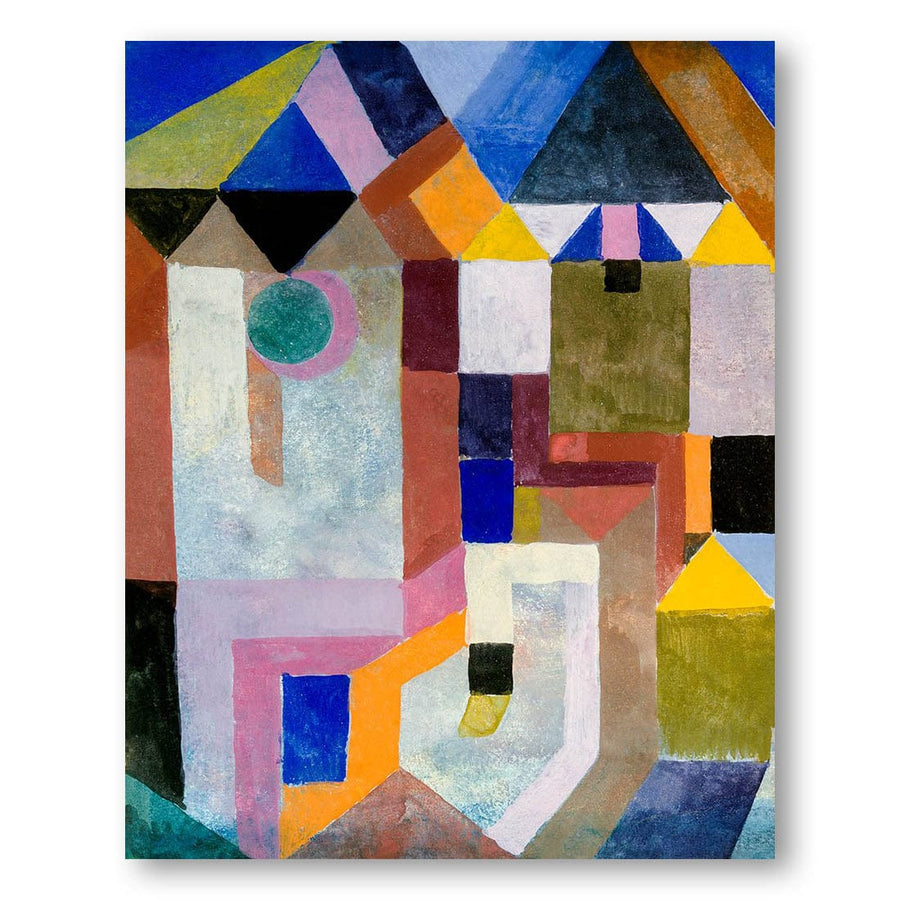 Colorful Architecture by Paul Klee Art Print