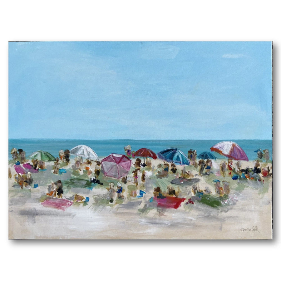 Colorful Beach Day Art Print