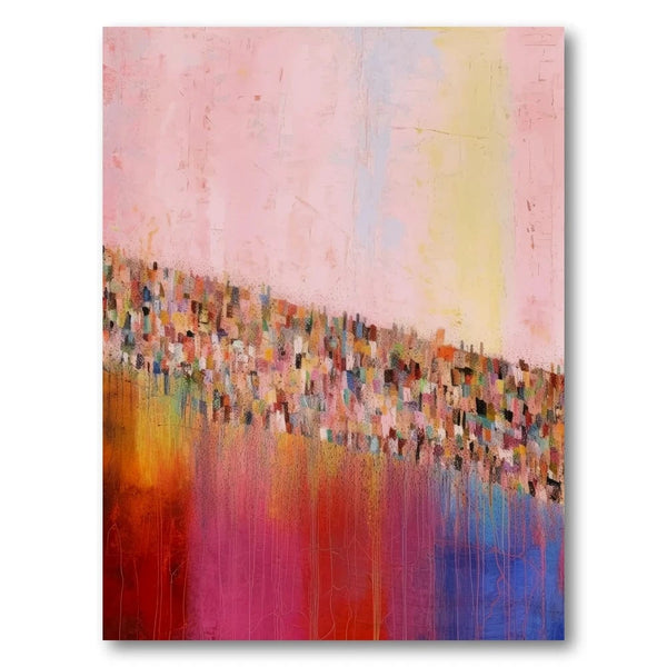Vibrant Horizon Abstract Art Print