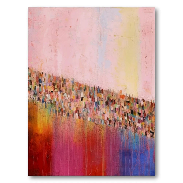 Vibrant Horizon Abstract Art Print