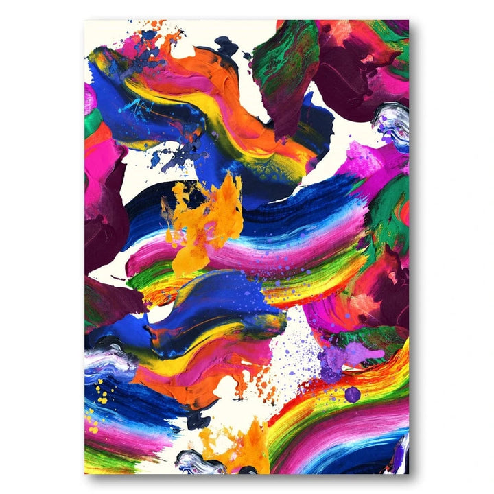 Vibrant Paint Splash Art Print