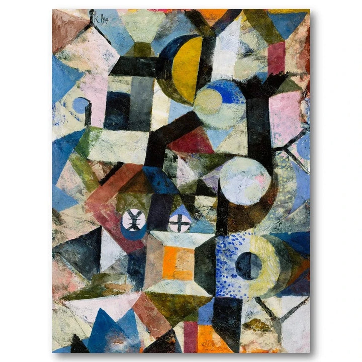 Geometric Abstract Composition Art Print