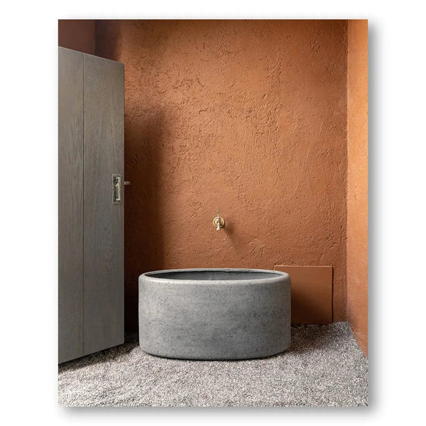 Concrete Sanctuary Bath Photo Print