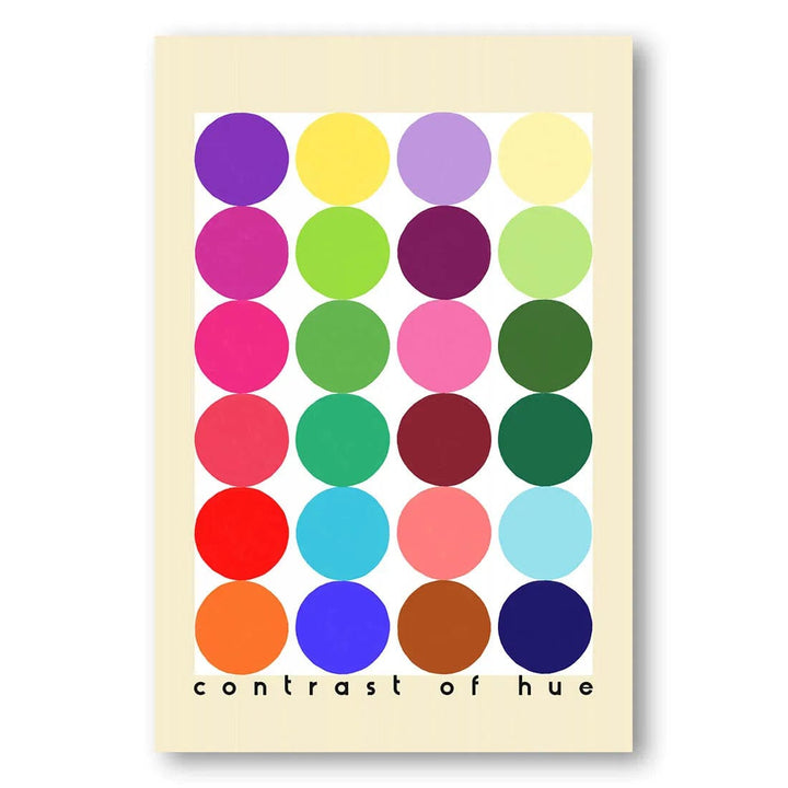 Hue Contrast Display Art Print