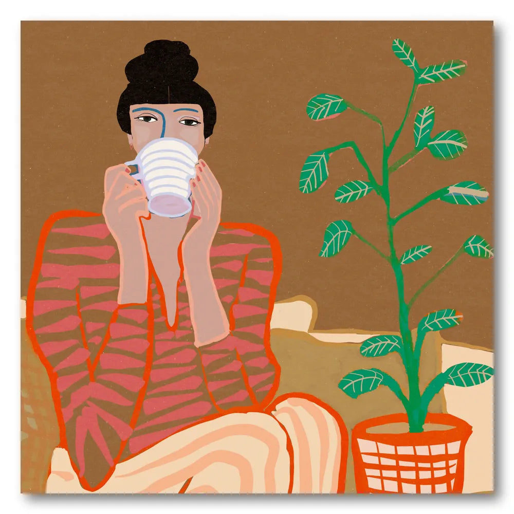 Cozy Coffee Morning Art Print