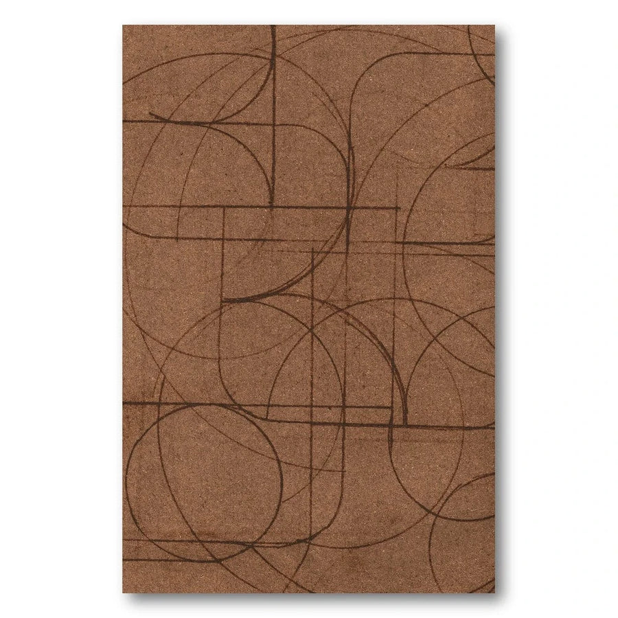 Curved Geometry Art Print