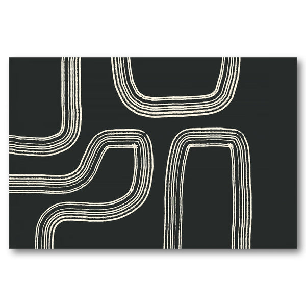 Curved Pathways Art Print