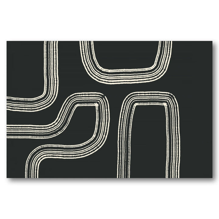 Curved Pathways Art Print