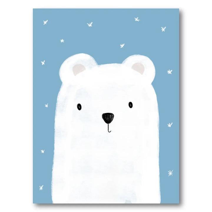 Cute Polar Bear Art Print
