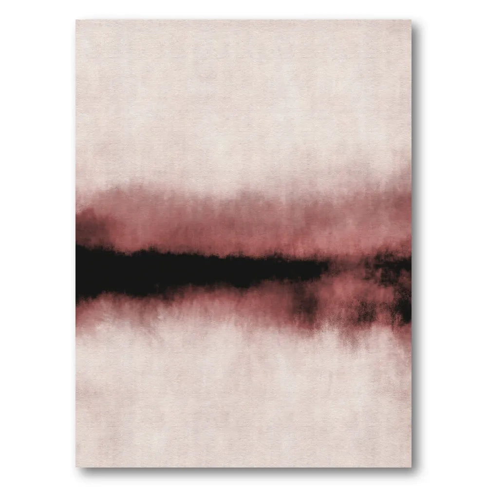 Dark Blush Ombre Art Print