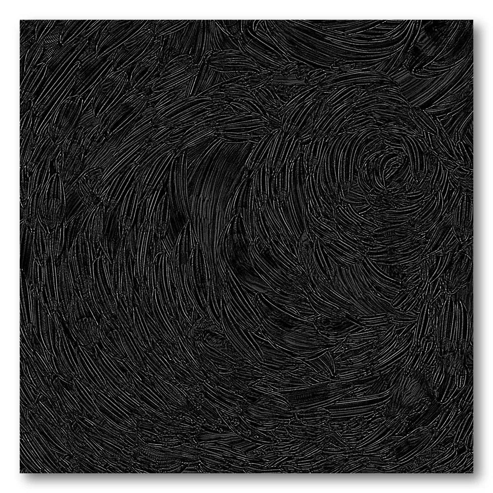 Dark Swirling Texture Art Print